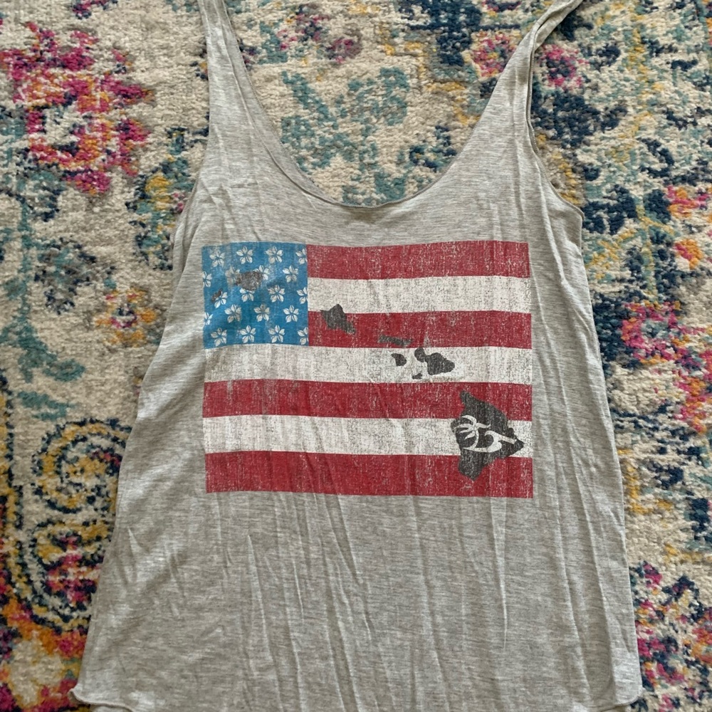 American flag Hawaii tank